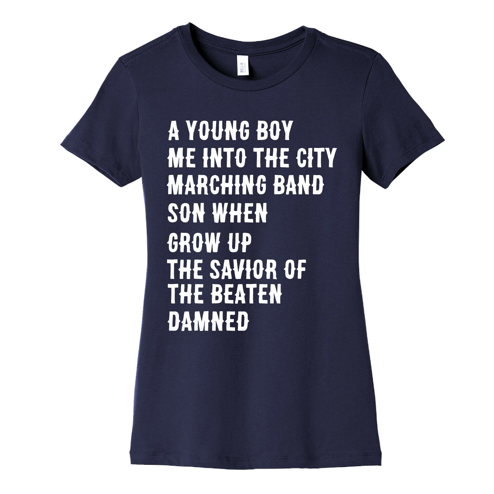 When I Was a Young Boy (1 of 2 pair) Women's Cotton Tee